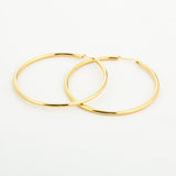 Luxury Shiny Hoops Oorbellen Goudkleurig