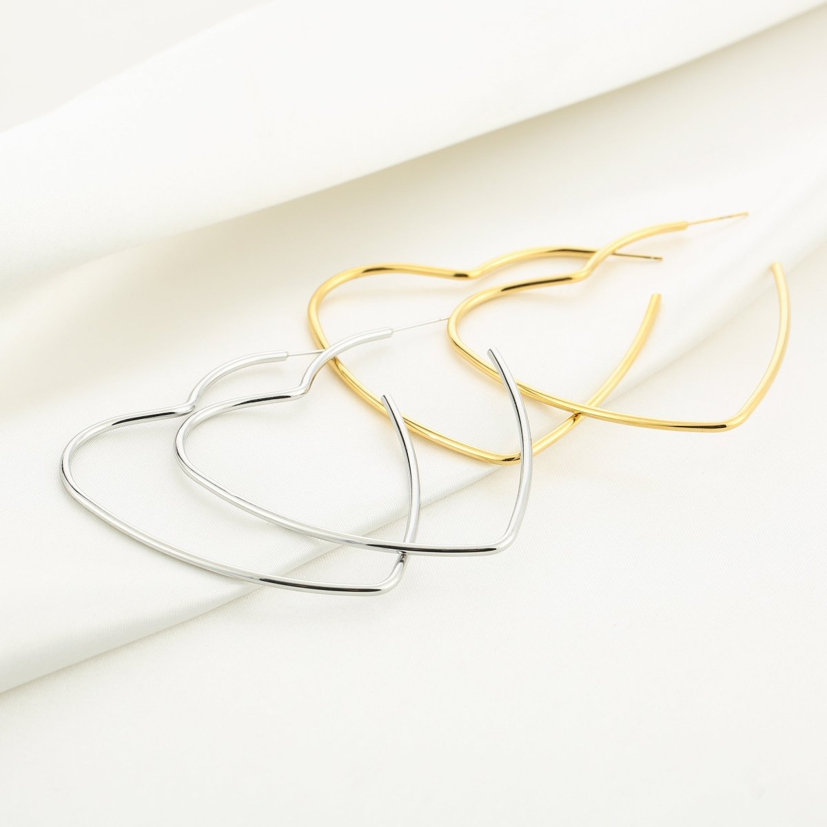 Beautiful Heart Oorbellen Goudkleurig