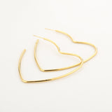 Beautiful Heart Oorbellen Goudkleurig