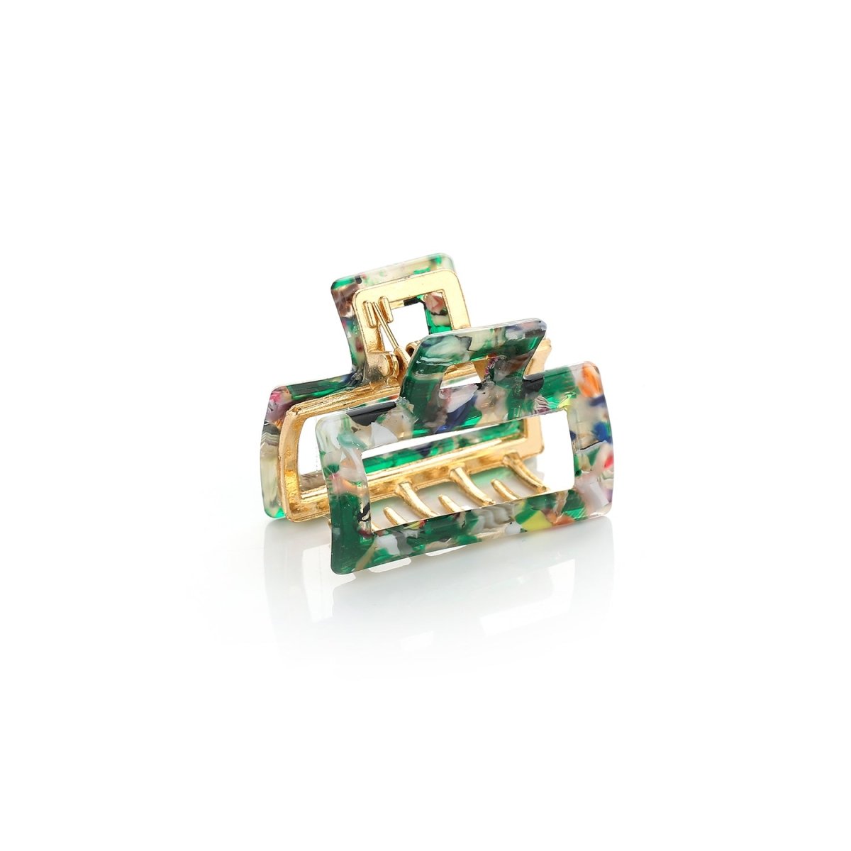 Haarklem Goudkleurig Klein Multicolored Green