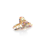 Haarklem Elegant Swirl Goudkleurig Floral Small