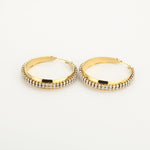 Boho Party Hoops Oorbellen Goudkleurig