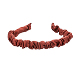 Haarband Small Satin Red Brick