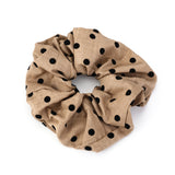 Cappuccino Dots XL Scrunchie