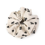 Chic Bow Beige XL Scrunchie
