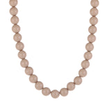 Beige Beaded Ketting Goudkleurig