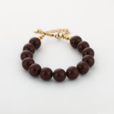 Espresso Elegance Armband Goudkleurig
