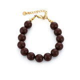 Espresso Elegance Armband Goudkleurig
