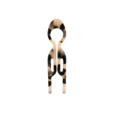 Haarpin Loop Tortoise Black/Beige