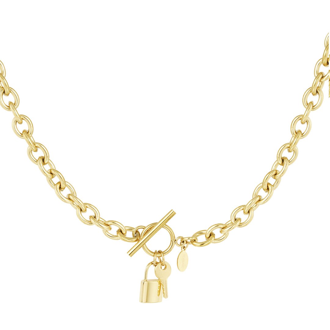 Unlock My Heart Ketting Goudkleurig