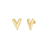 Large Hearts Oorbellen Goudkleurig