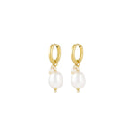 Large & Small Pearl Oorbellen Goudkleurig