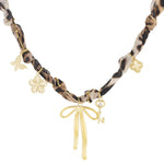 Leopard & Beads Ketting Goudkleurig