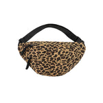 Leopard Print Hip Bag Brown