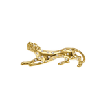Leopard Spark Broche Goudkleurig