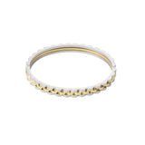 Link Bangle Armband Goudkleurig/Zilverkleurig