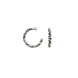 Loop Dott Oorbellen Zilverkleurig