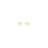 Love Outline Oorbellen Goudkleurig