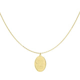 Love You to the Moon and Back Necklace Gold