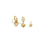 Love Language Oorbellen Set Goudkleurig