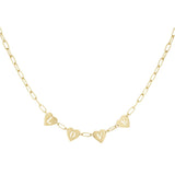 Loving Link Necklace Gold
