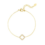 Lucky Diamond Armband Goudkleurig