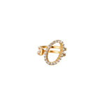 Lucky Diamond Cycle Ring Goudkleurig