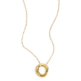 Luna Circle Ketting Goudkleurig