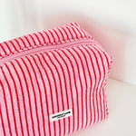 Make-up Tas Cherry Stripes verpakking - Mae Lilly