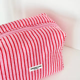 Make-up Tas Cherry Stripes verpakking - Mae Lilly
