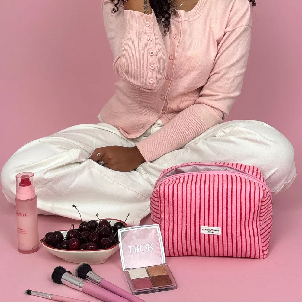 Make-up Tas Cherry Stripes foto 7 - Mae Lilly