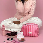 Make-up Tas Cherry Stripes foto 7 - Mae Lilly