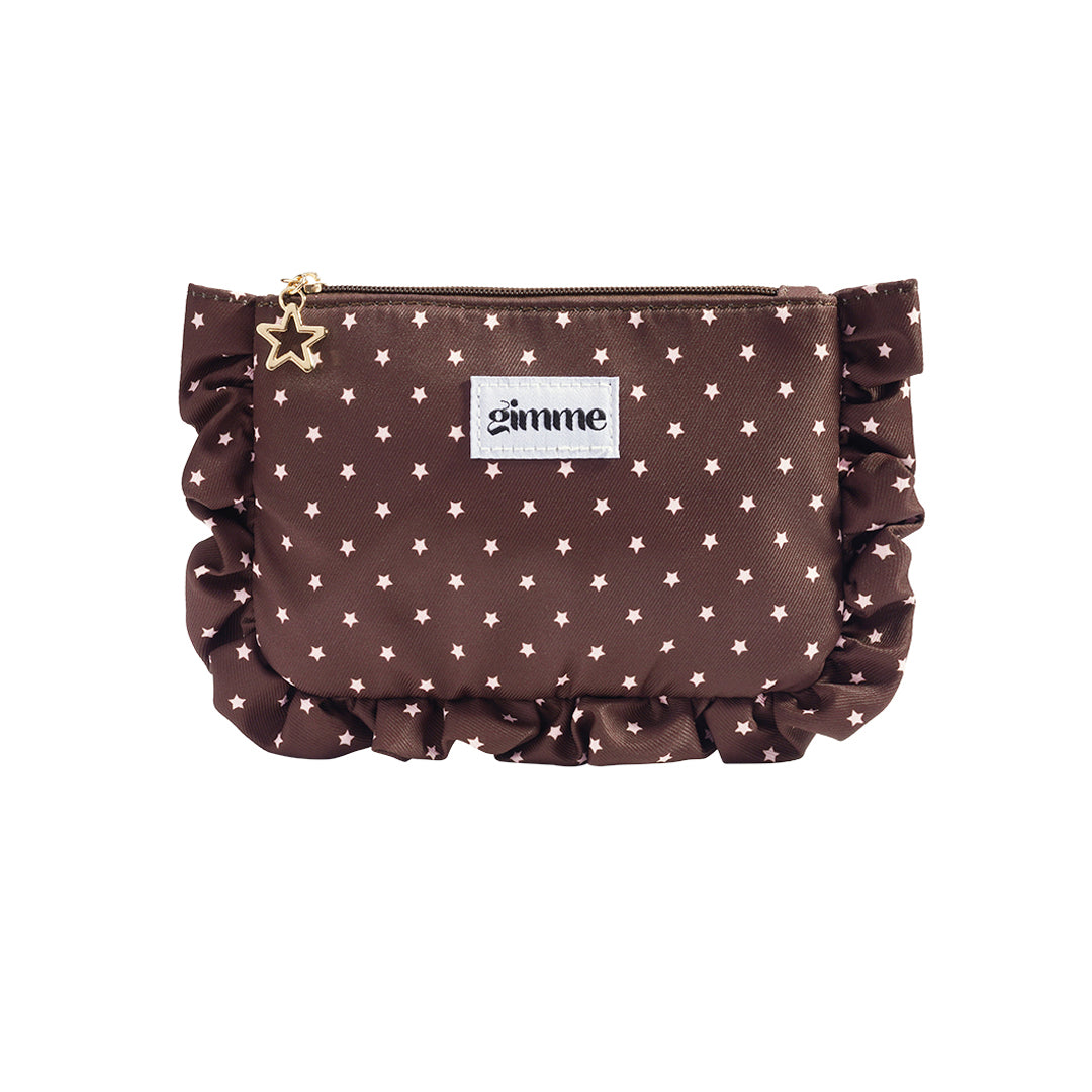 Zachte Luipaard Make-up Tas Bruin | Compact & Trendy Dames Tasje Zachte Luipaard Make-up Tas Bruin | Compact & Trendy Dames Tasje