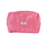 Make-up Tas Cherry Stripes voorkant - Mae Lilly