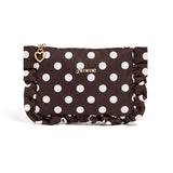 Make-up Tas Coco Dot Ruffle | Mae Lilly