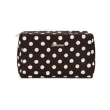 Make-up Tas Polkadot Chocolate Brown