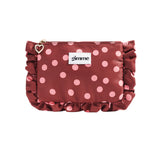 Make-up Tas Red Polka Dots & Ruches