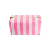 Make-up Tas Stripes Neon Pink