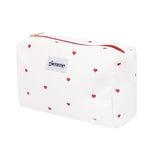 Make - up Bag Hearts White
