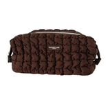 Make-up Tas Expandable Quilted Chocolate