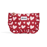 Make-up Tas Ruffle Red Hearts