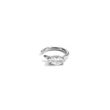 Marquise Crystal Ear Cuff Zilverkleurig