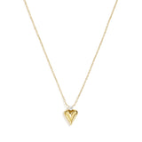 Mini Heart Pendant Ketting Goudkleurig