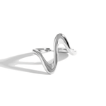 Heartbeat Ring Zilverkleurig
