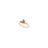 Organic Heart Kids Spin Ring Goudkleurig