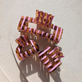 Haarklem Round Pink Tiger