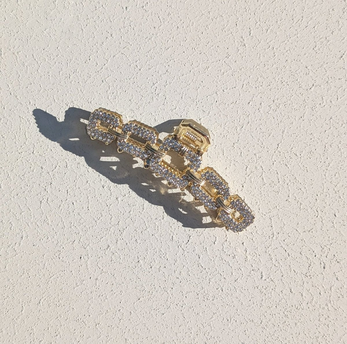Haarklem Sparkle Chain Goudkleurig