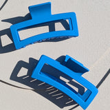 Haarklem Matte Recht XXL Azure Blue
