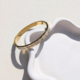 Geometric Shine Bangle Armband Goudkleurig