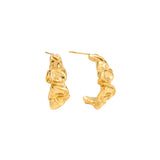 Pretty Hoop Oorbellen Goudkleurig